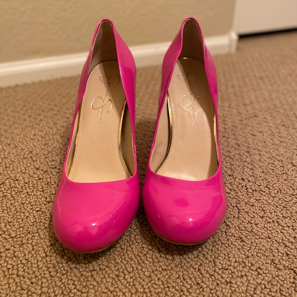Hot Pink Jessica Simpson Heels - Never worn